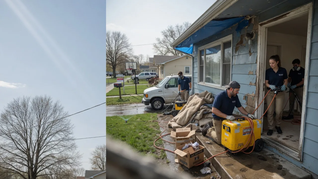 Basement Flood Cleanup in Lost Springs, KS near me